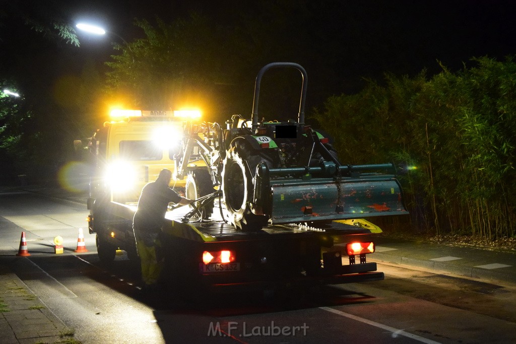 VU Krad Klein Traktor Koeln Hahnwald Bonner Landstr Unter den Birken P128.JPG - Miklos Laubert